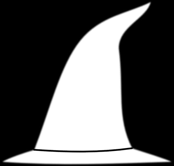 Silueta icónica de sombrero de bruja Fondos de pantalla