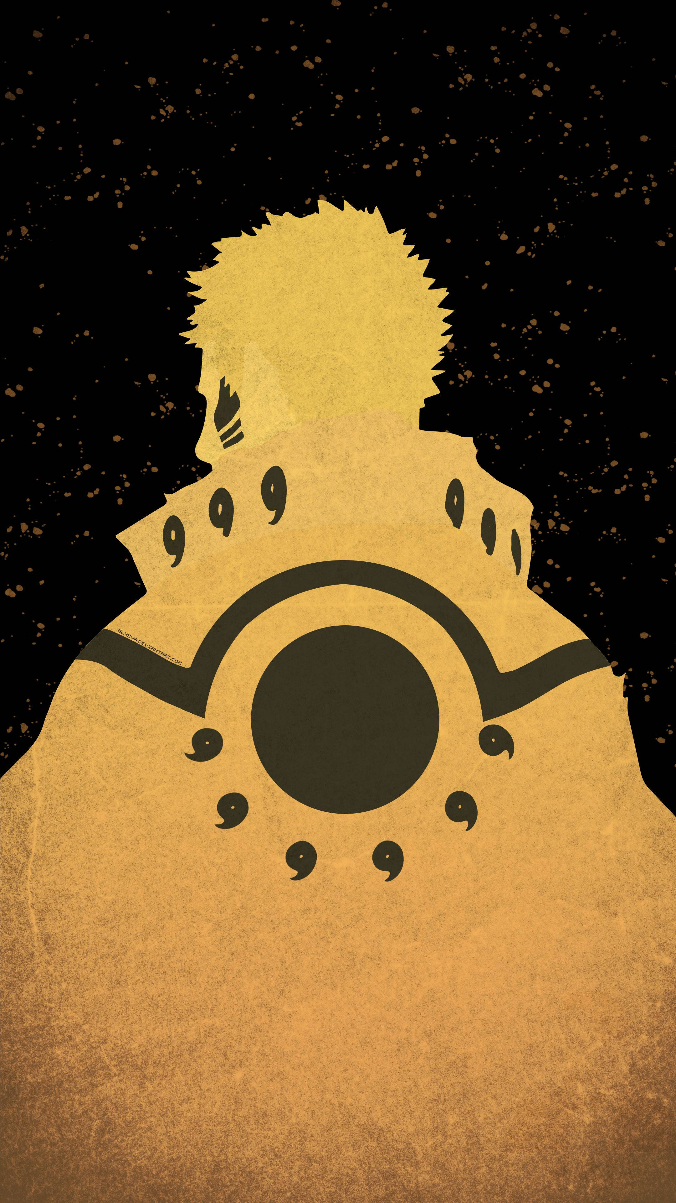 Símbolo de Naruto en dorado Fondos de pantalla