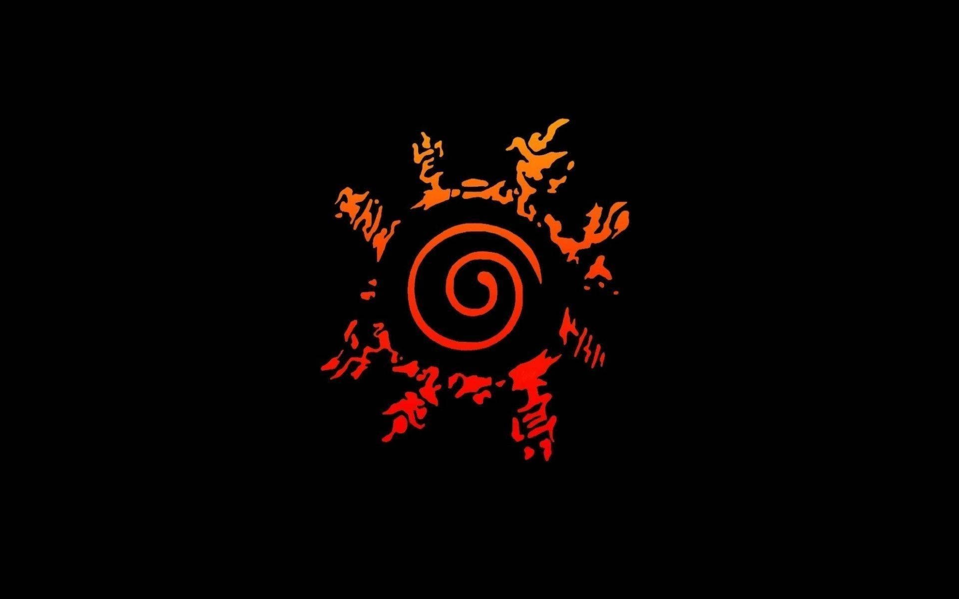 Símbolo de Naruto con Palabras en Japonés Fondos de pantalla