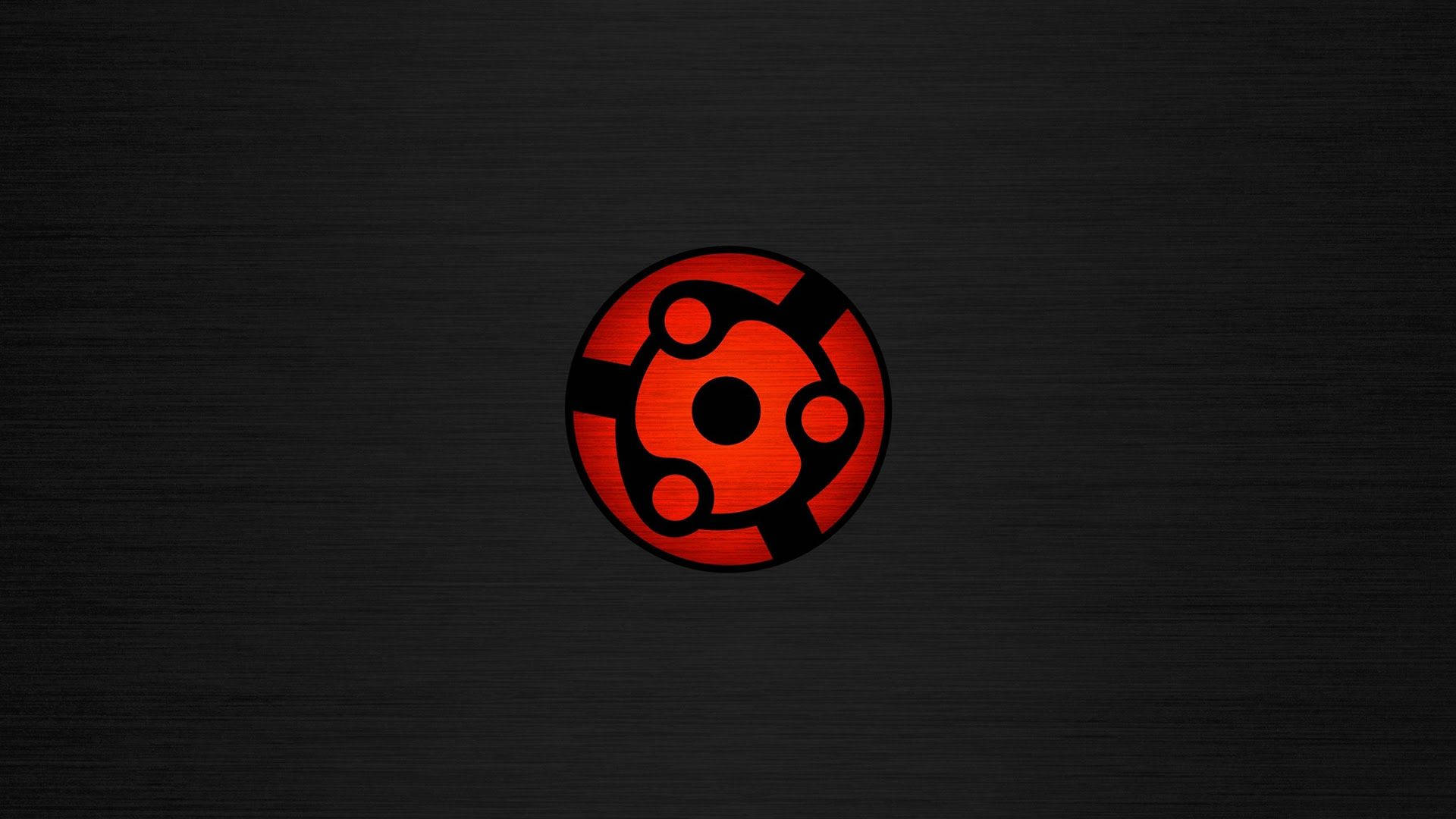 Símbolo de Naruto en Rojo y Negro Fondos de pantalla