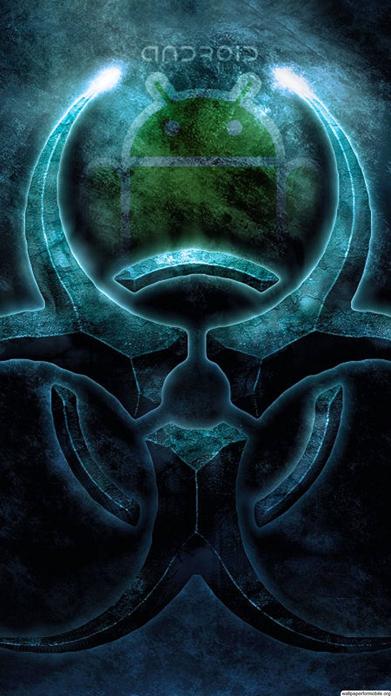 Símbolo de peligro biológico Android 4K Fondos de pantalla
