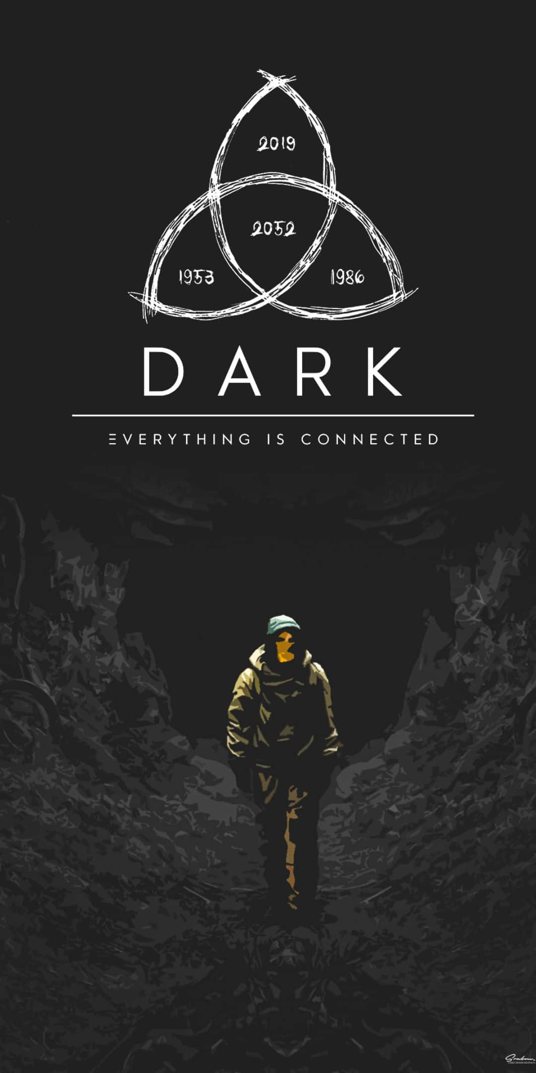 Símbolo en bucle de la serie original de Netflix Dark Fondos de pantalla