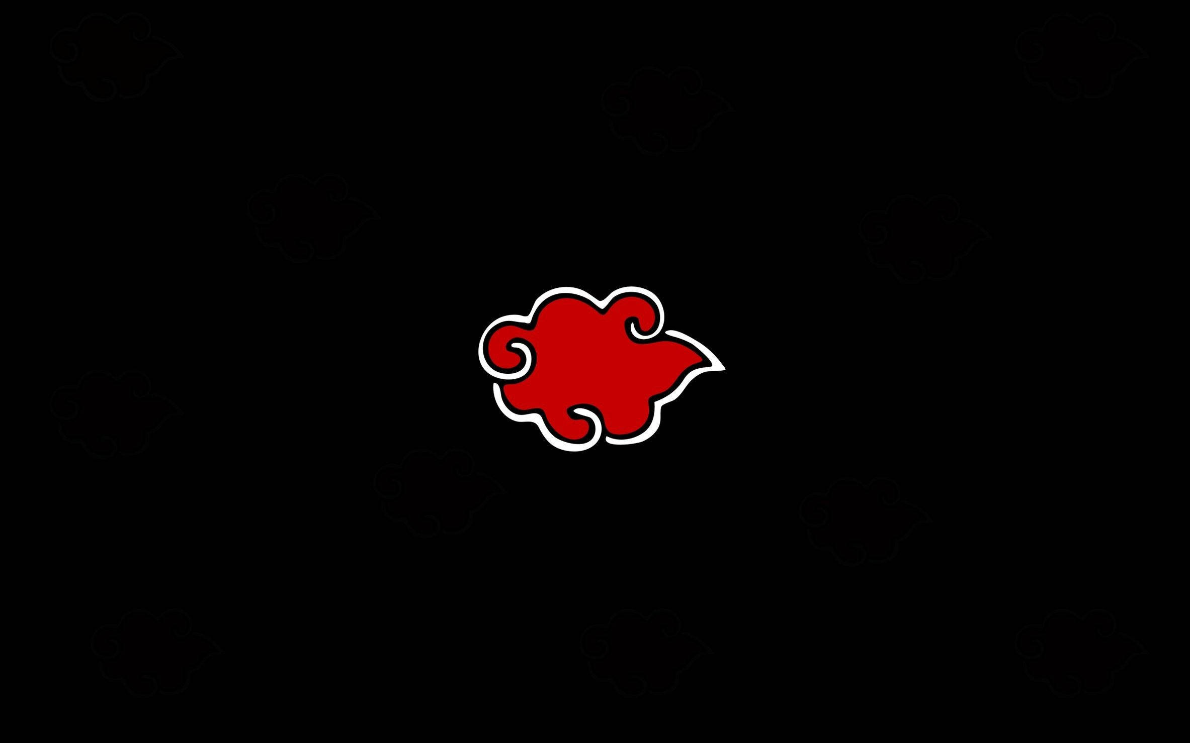 Símbolo simple de Naruto con nube Fondos de pantalla