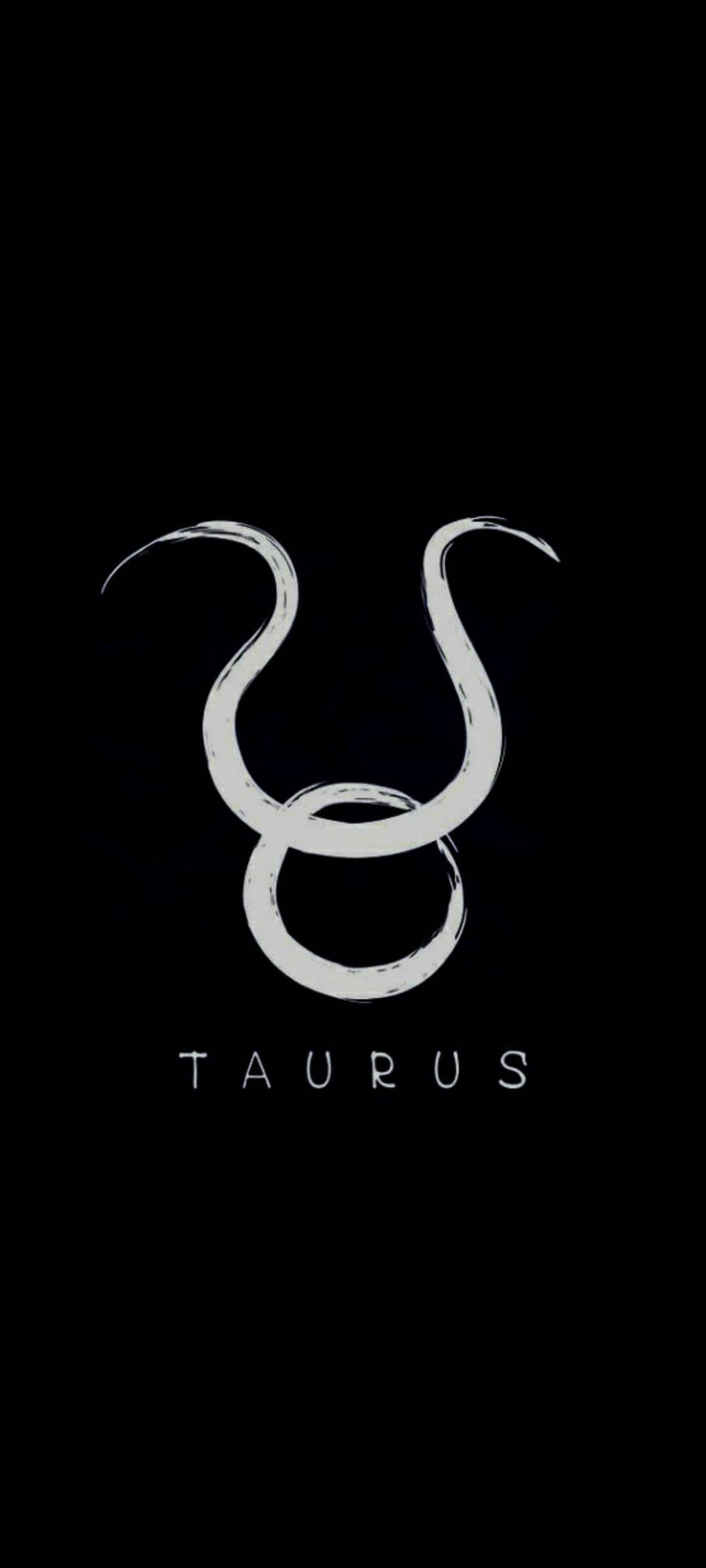 Símbolo Tauro Gris Pincelada Fondos de pantalla