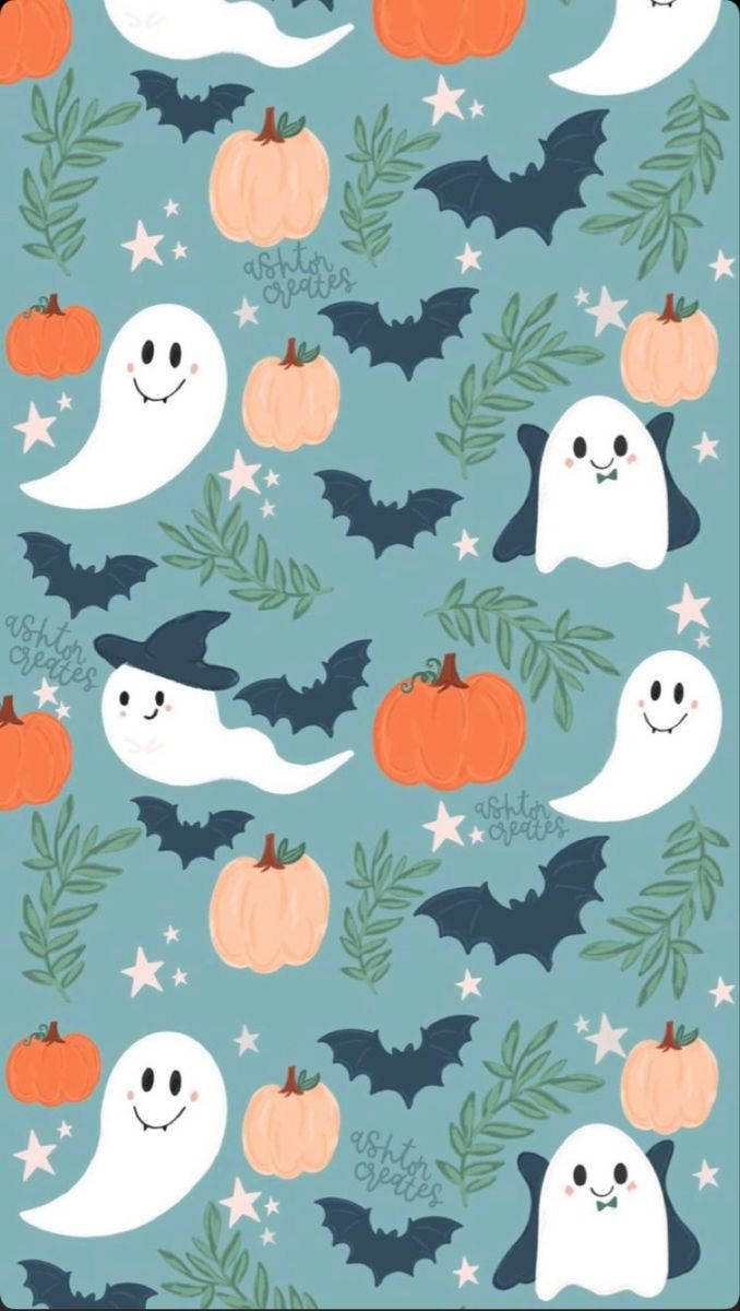 Símbolos aterradores de Halloween para iPhone Fondos de pantalla