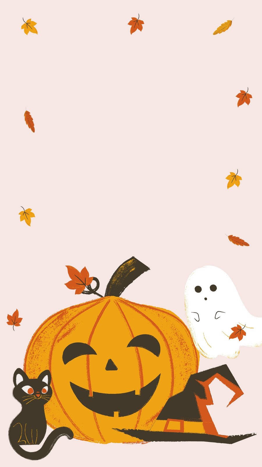 Símbolos de Halloween lindos para teléfono Fondos de pantalla