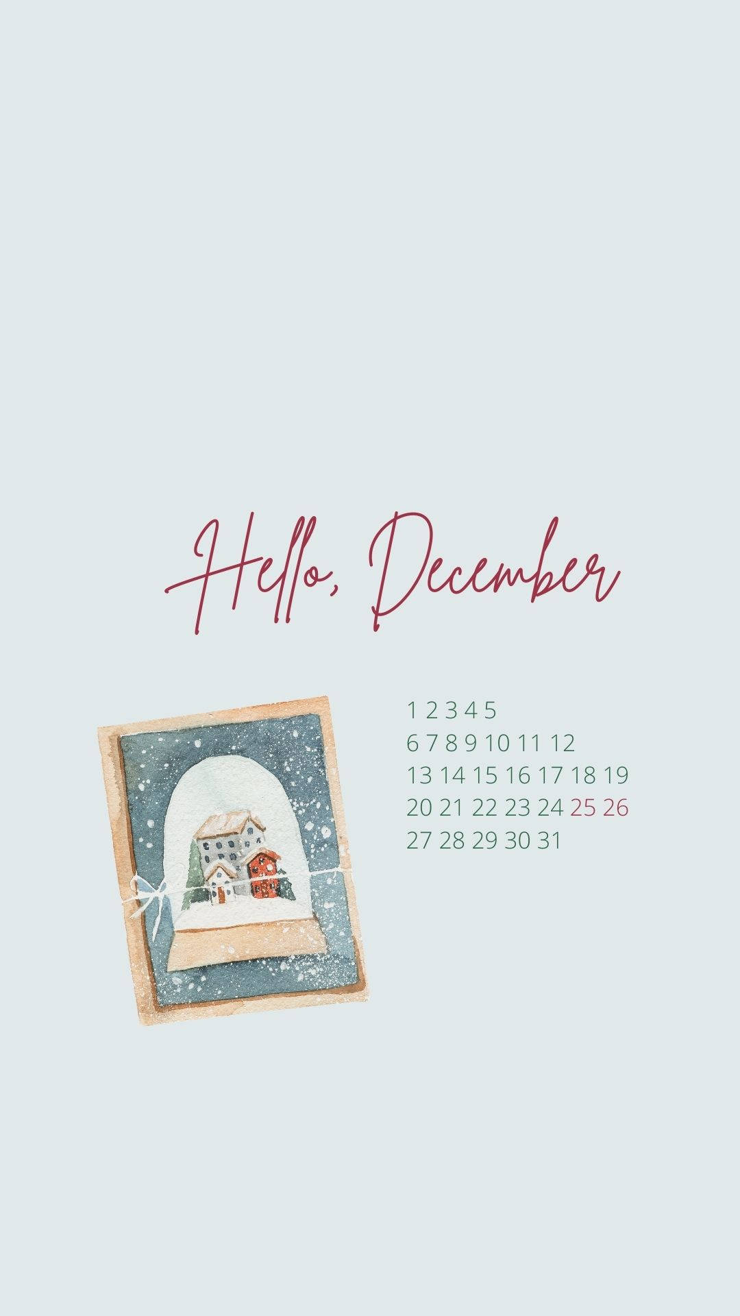 Simples Días de Hola Diciembre Fondos de pantalla