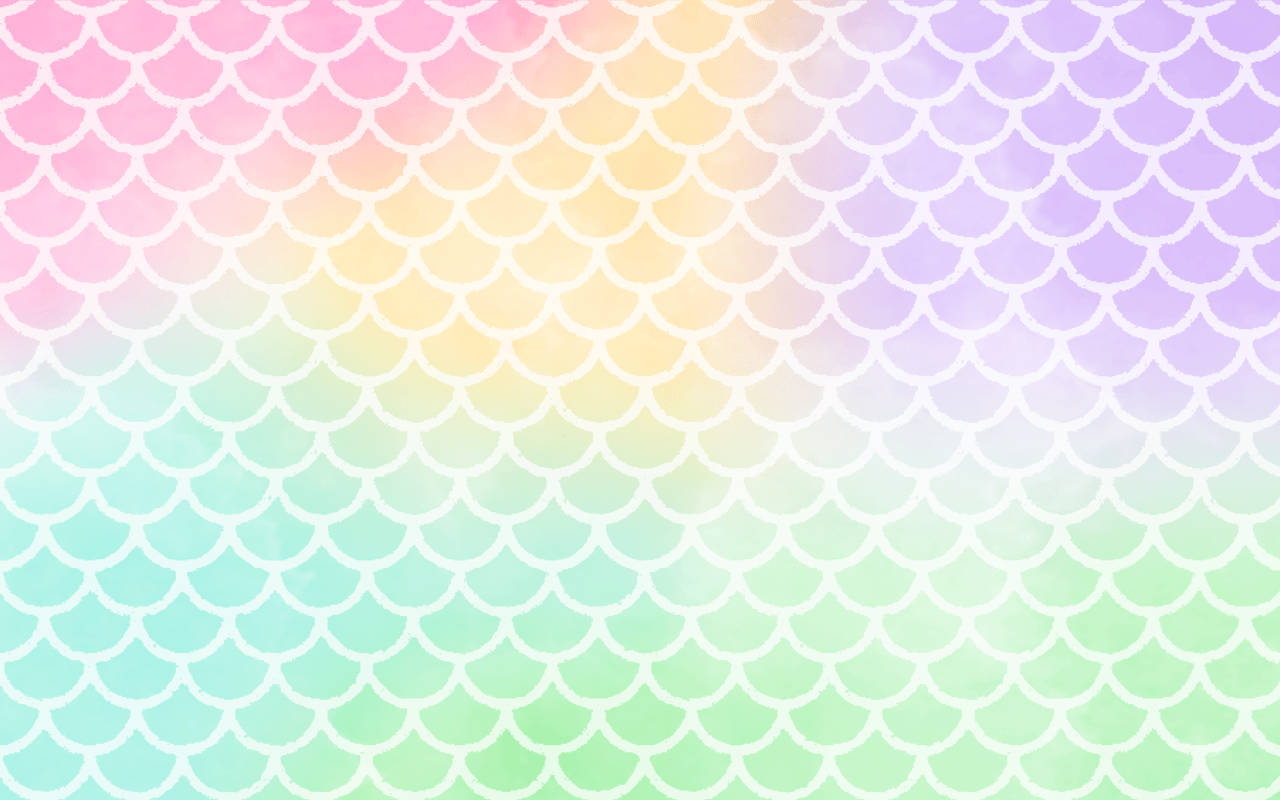 Fondo de pantalla de patrón de escamas de sirena arcoíris.