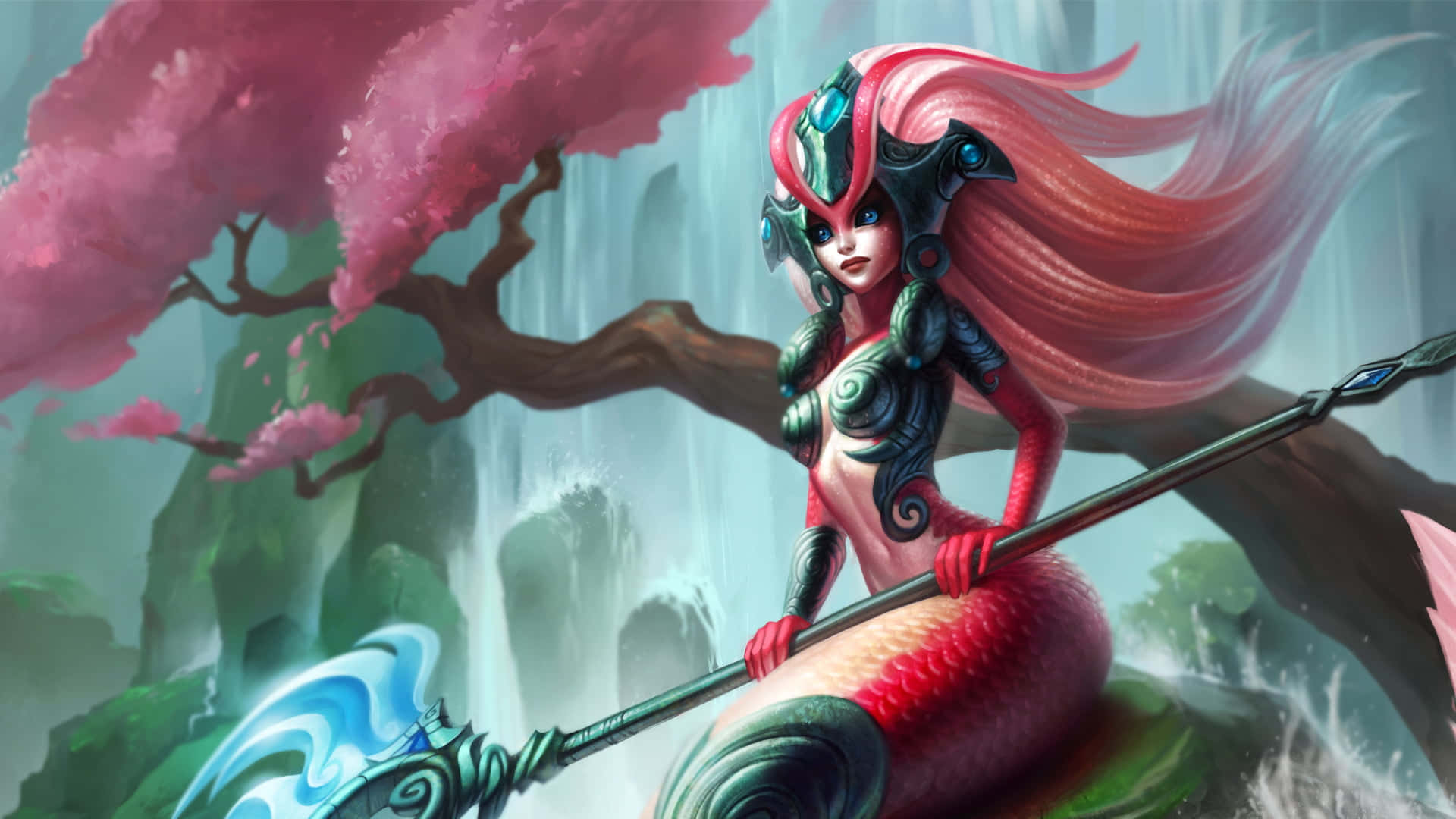 Sirena Colorida de League of Legends Fondos de pantalla
