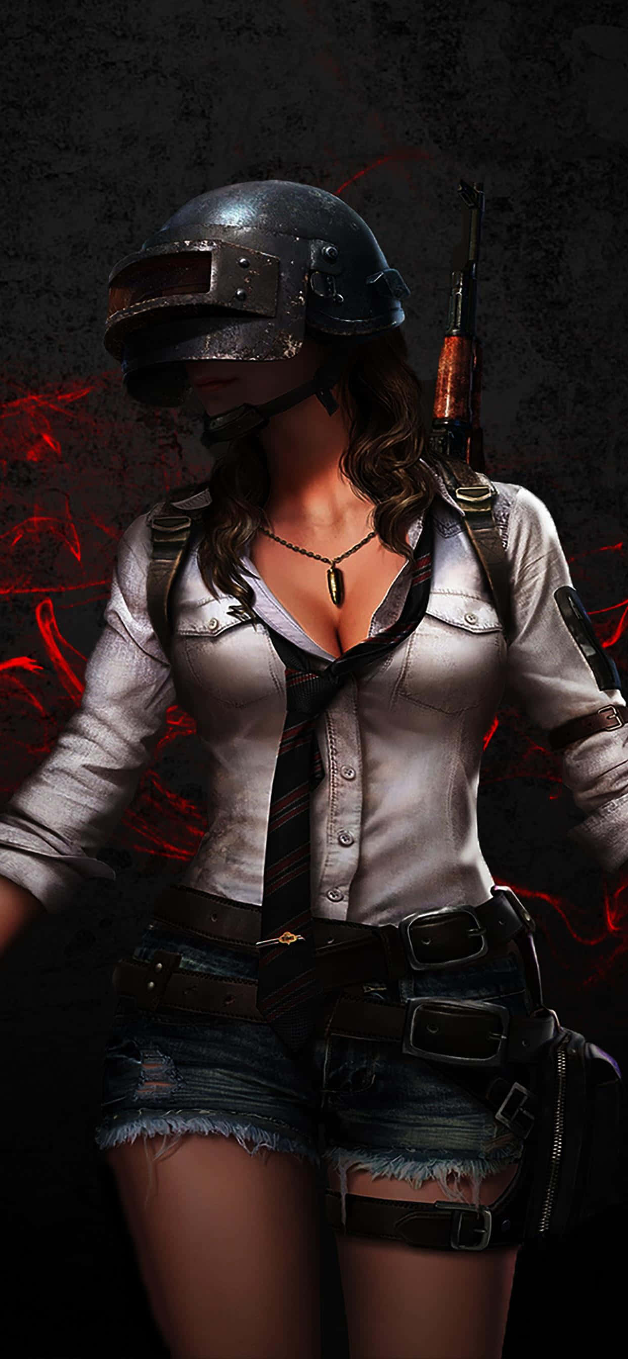 Skin de chica jugadora PUBG iPhone Fondos de pantalla