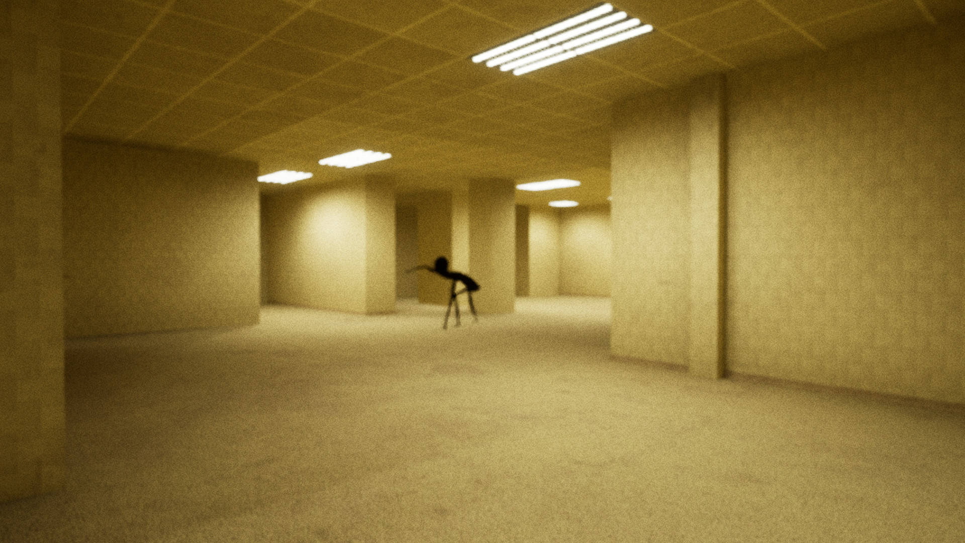 Slenderman en los Backrooms Fondos de pantalla