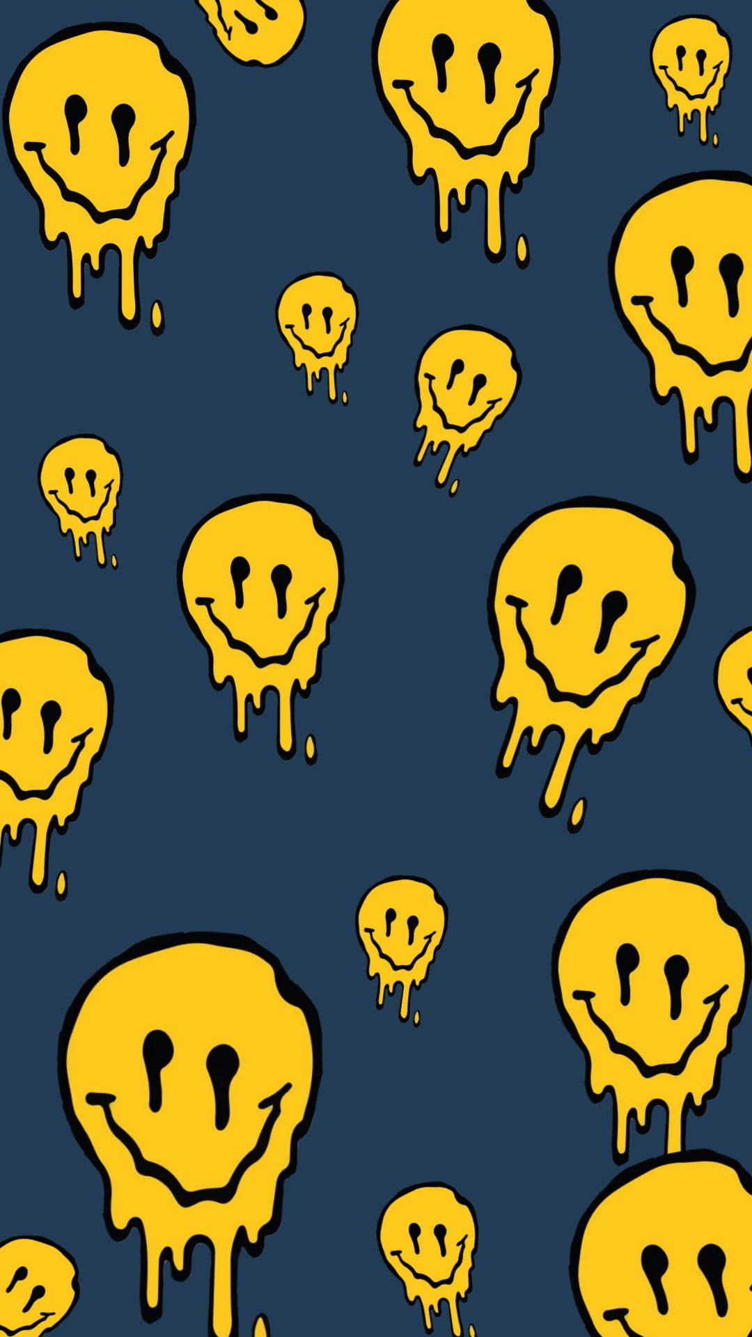 Smiley Derritiéndose Estético Divertido Fondos de pantalla