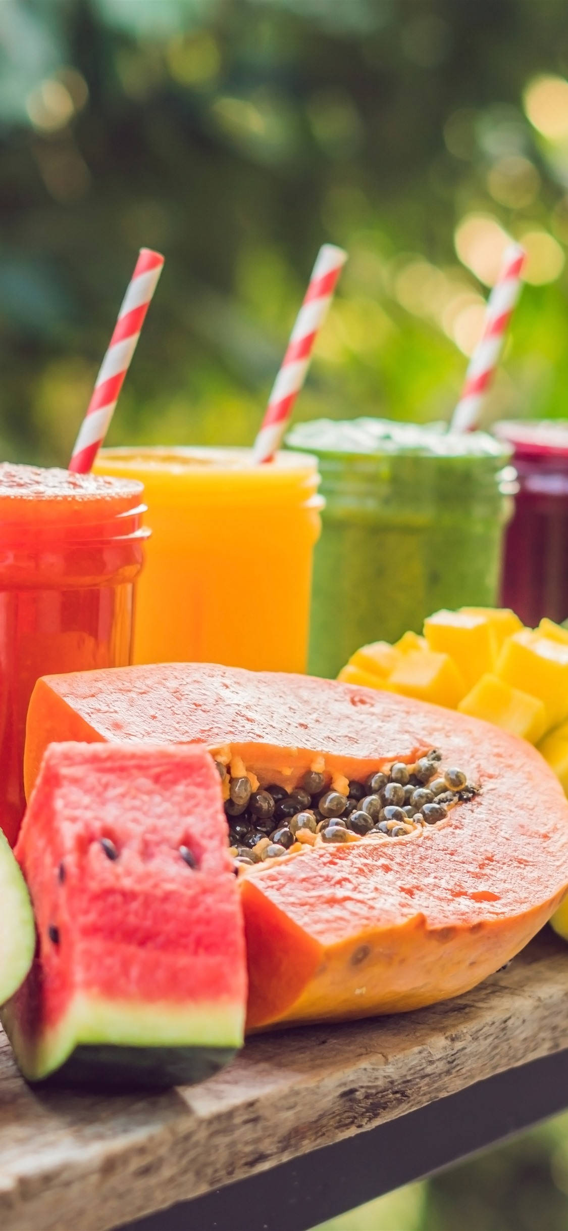 Smoothie con Frutas Fondos de pantalla