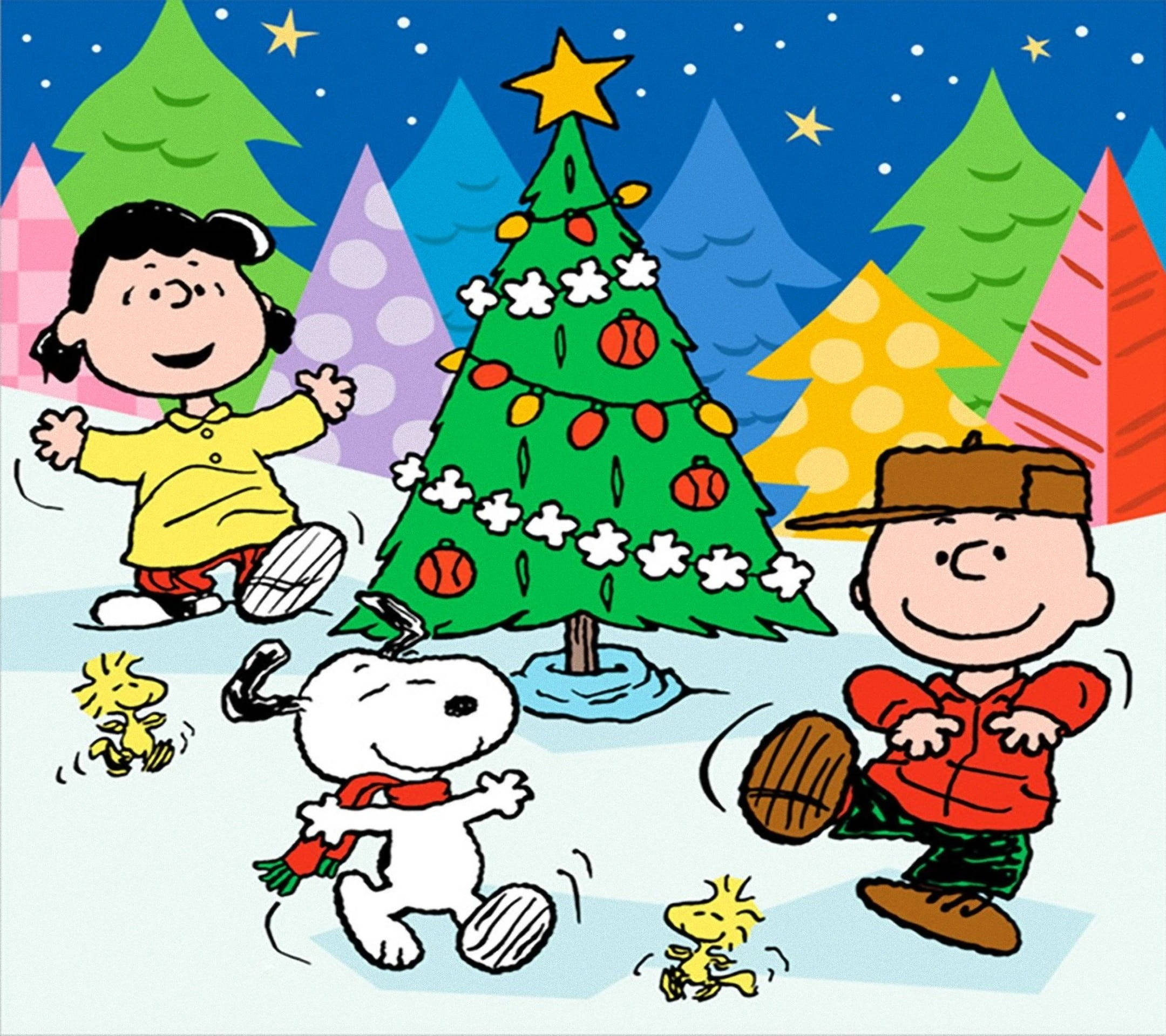 Snoopy Navidad Amigos Humanos Fondos de pantalla