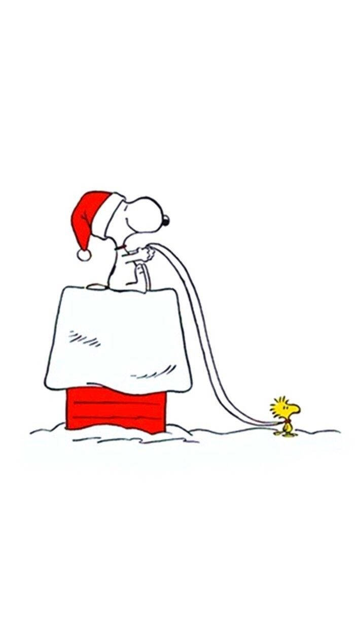 Snoopy Navidad Blanca Fondos de pantalla