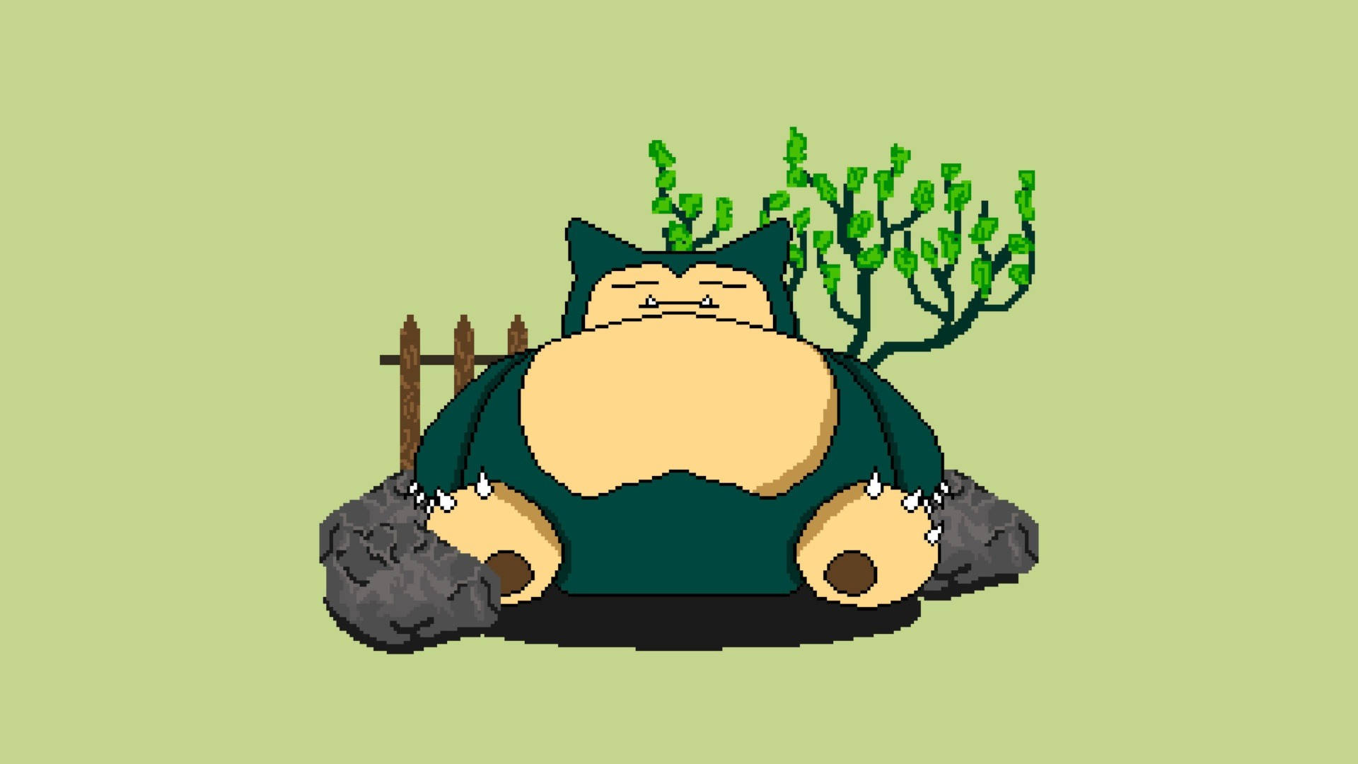 Snorlax durmiendo Pokémon genial Fondos de pantalla