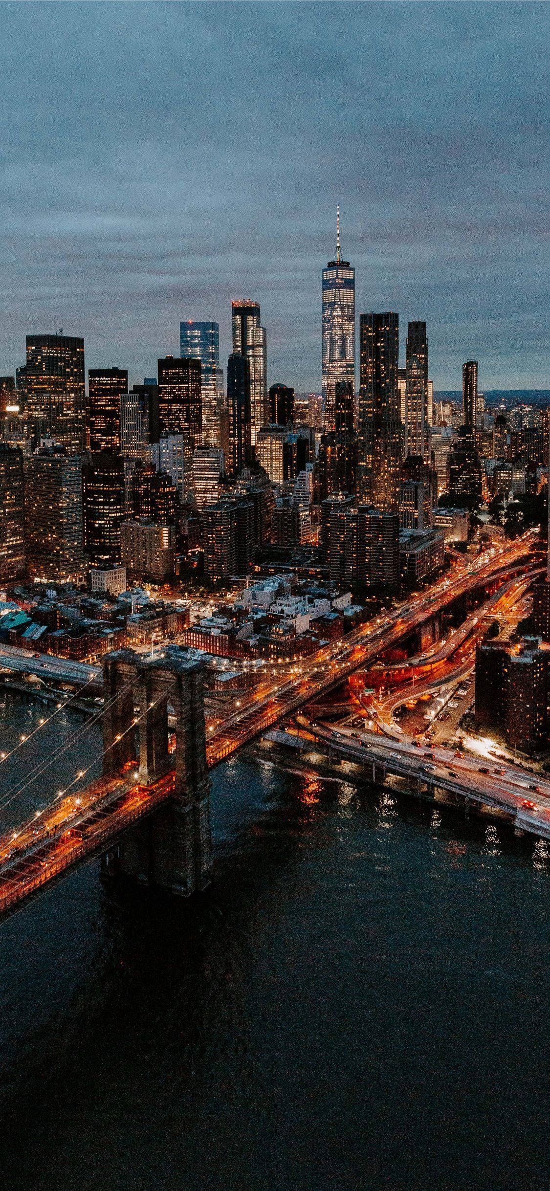 Sofisticación Urbana - Estética de Luces de Ciudad para iPhone Fondos de pantalla