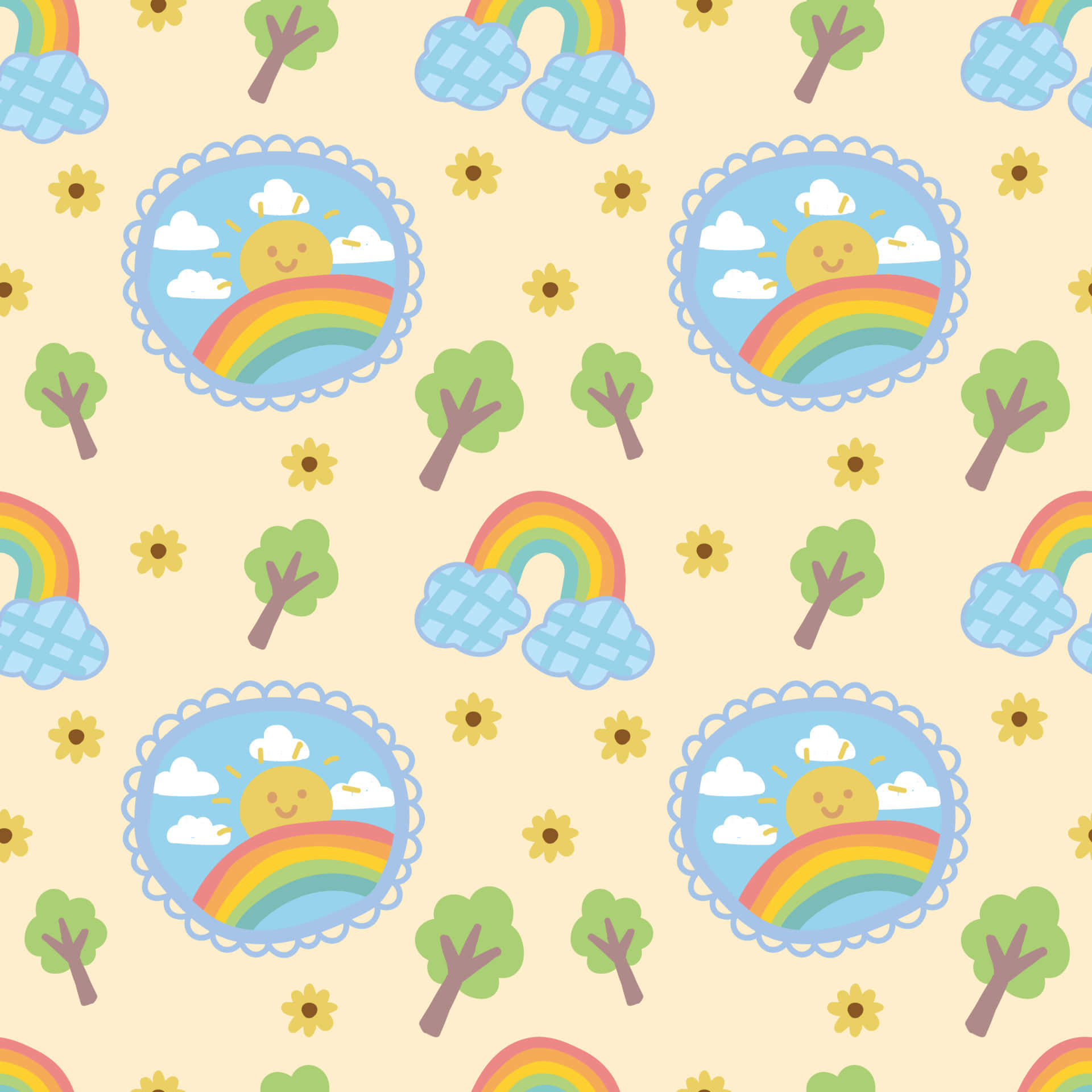 Sol y Arcoíris Cosas Lindas Fondos de pantalla
