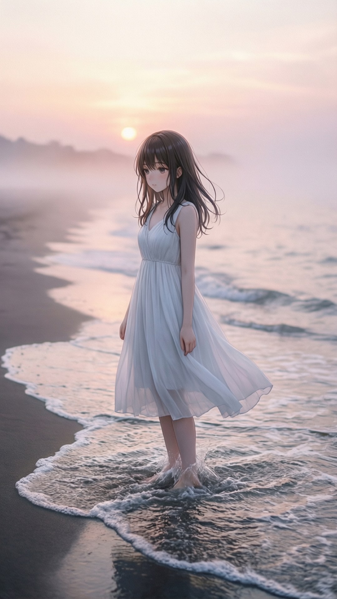 Soledad en la Playa Fondos de pantalla
