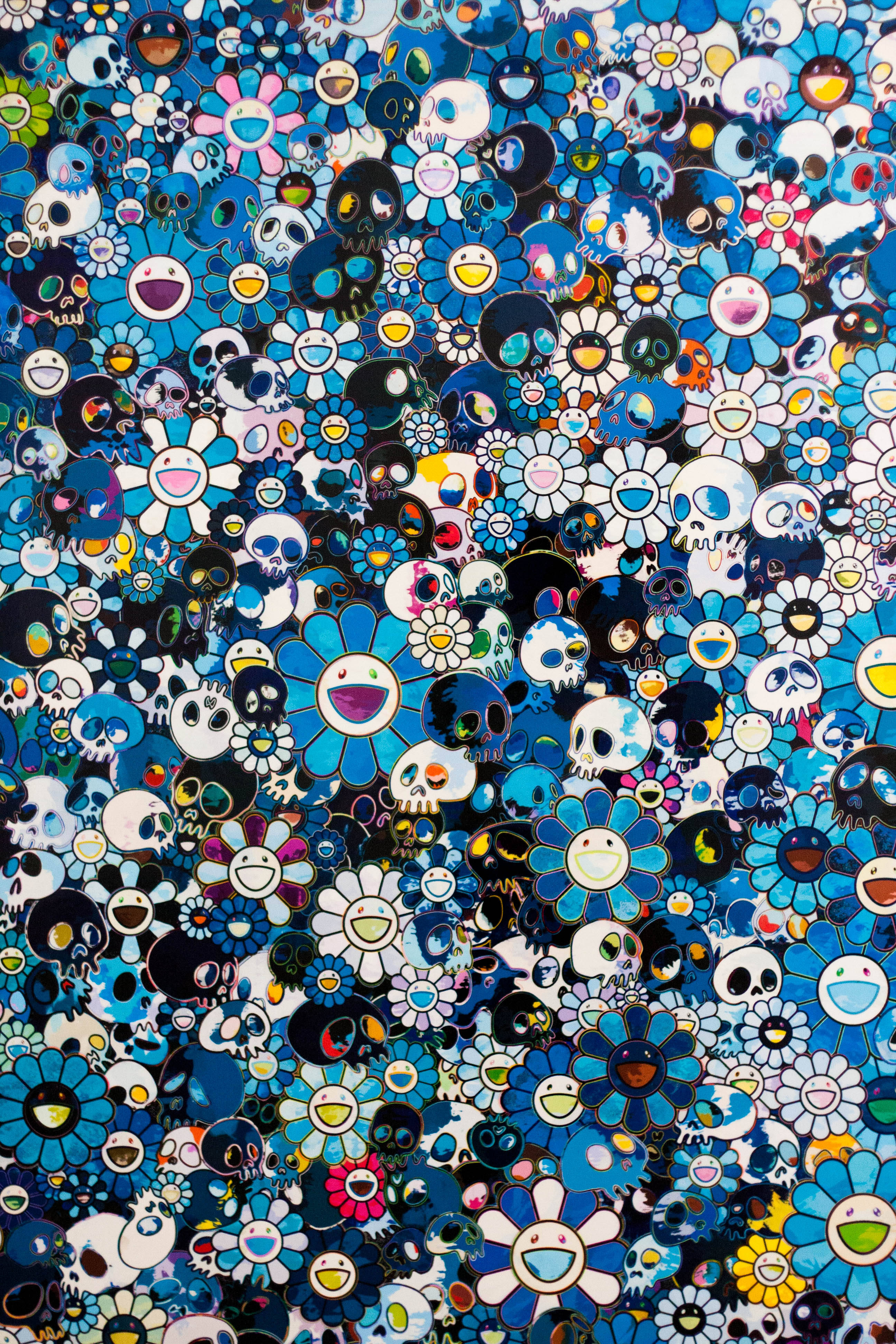Solo Azul Takashi Murakami 4K Fondos de pantalla