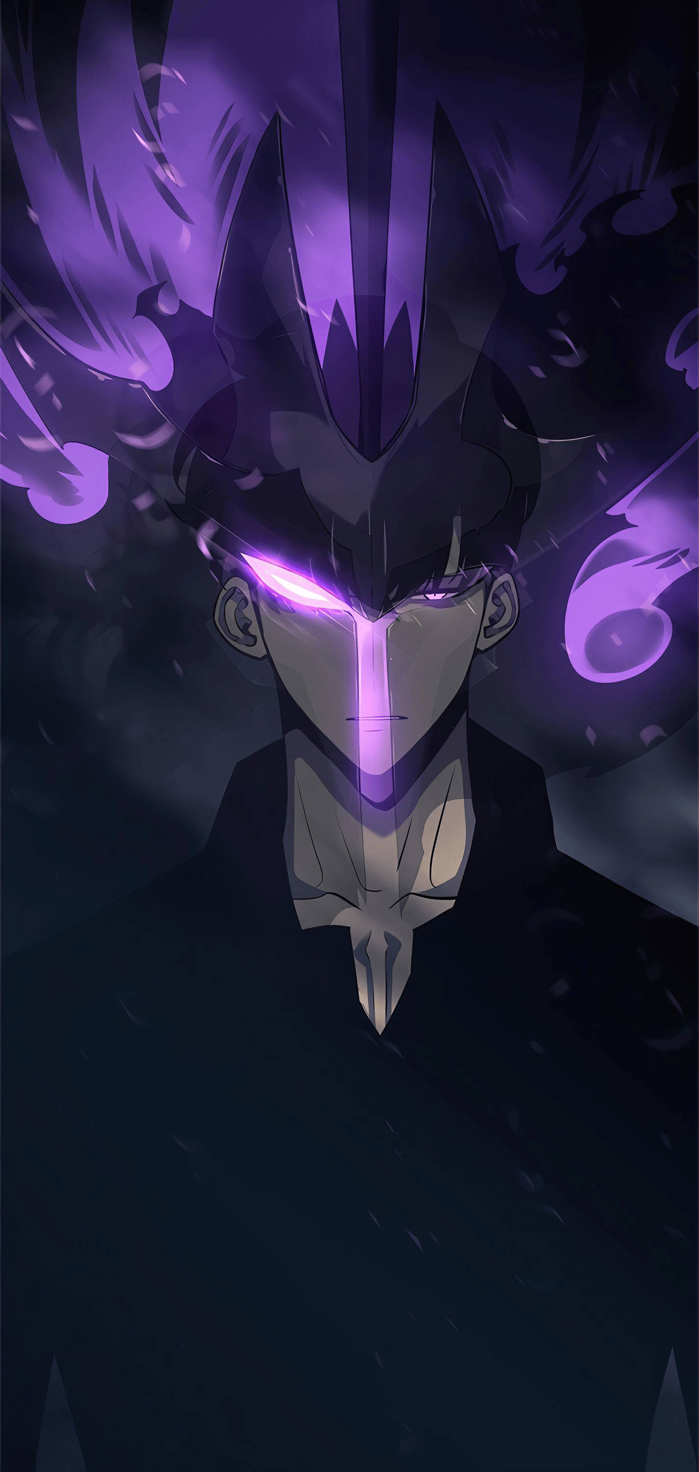 Solo Leveling Jin-Woo Poder Púrpura Fondos de pantalla