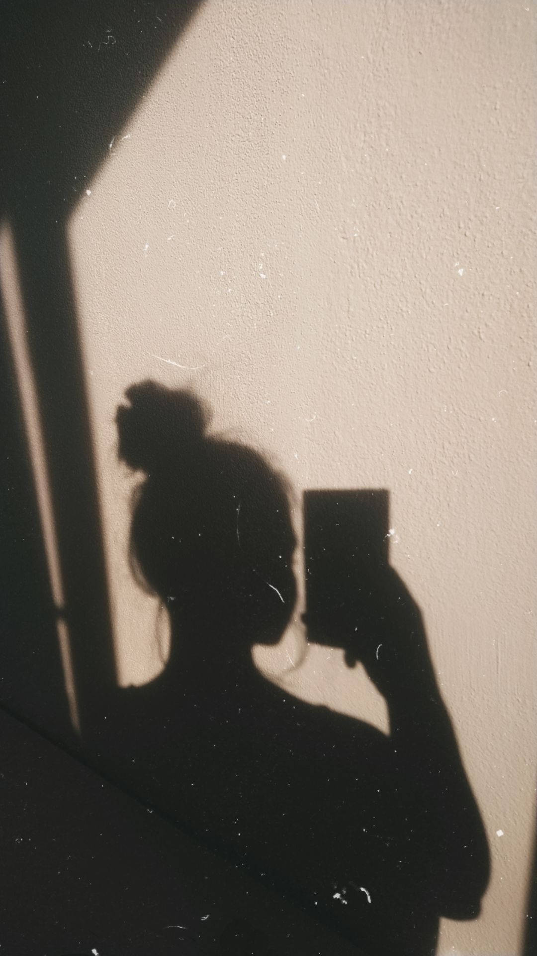 Fondo de pantalla de sombra estética de chica