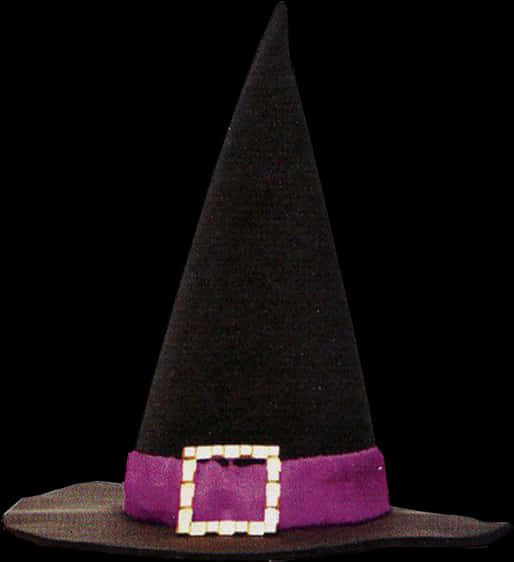 Sombrero de Bruja Clásico con Banda Púrpura Fondos de pantalla
