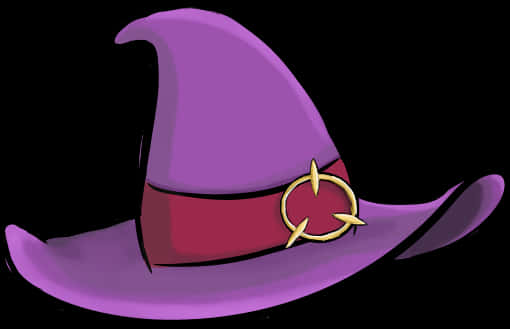 Sombrero de bruja morado caricatura Fondos de pantalla