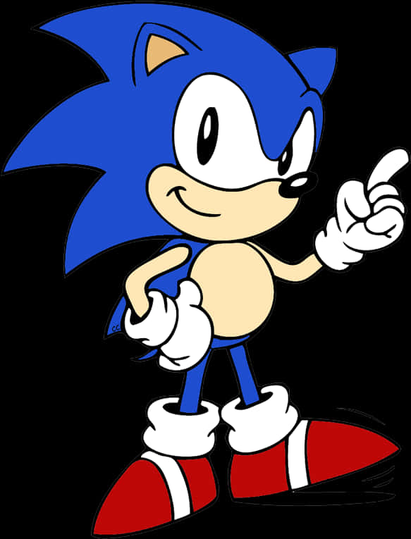 Sonic Clásico Señalando Fondos de pantalla