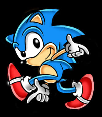 Sonic Clásico Señalando Fondos de pantalla