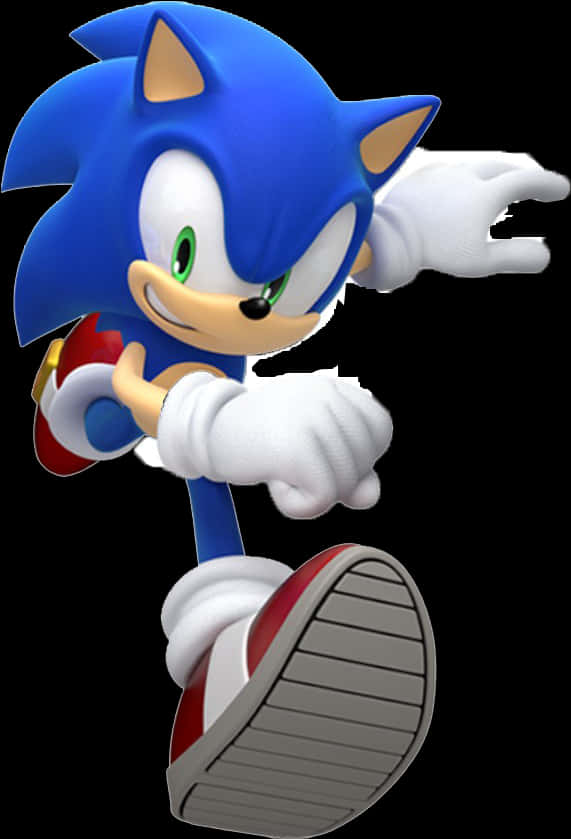 Sonic The Hedgehog en pose de carrera Fondos de pantalla