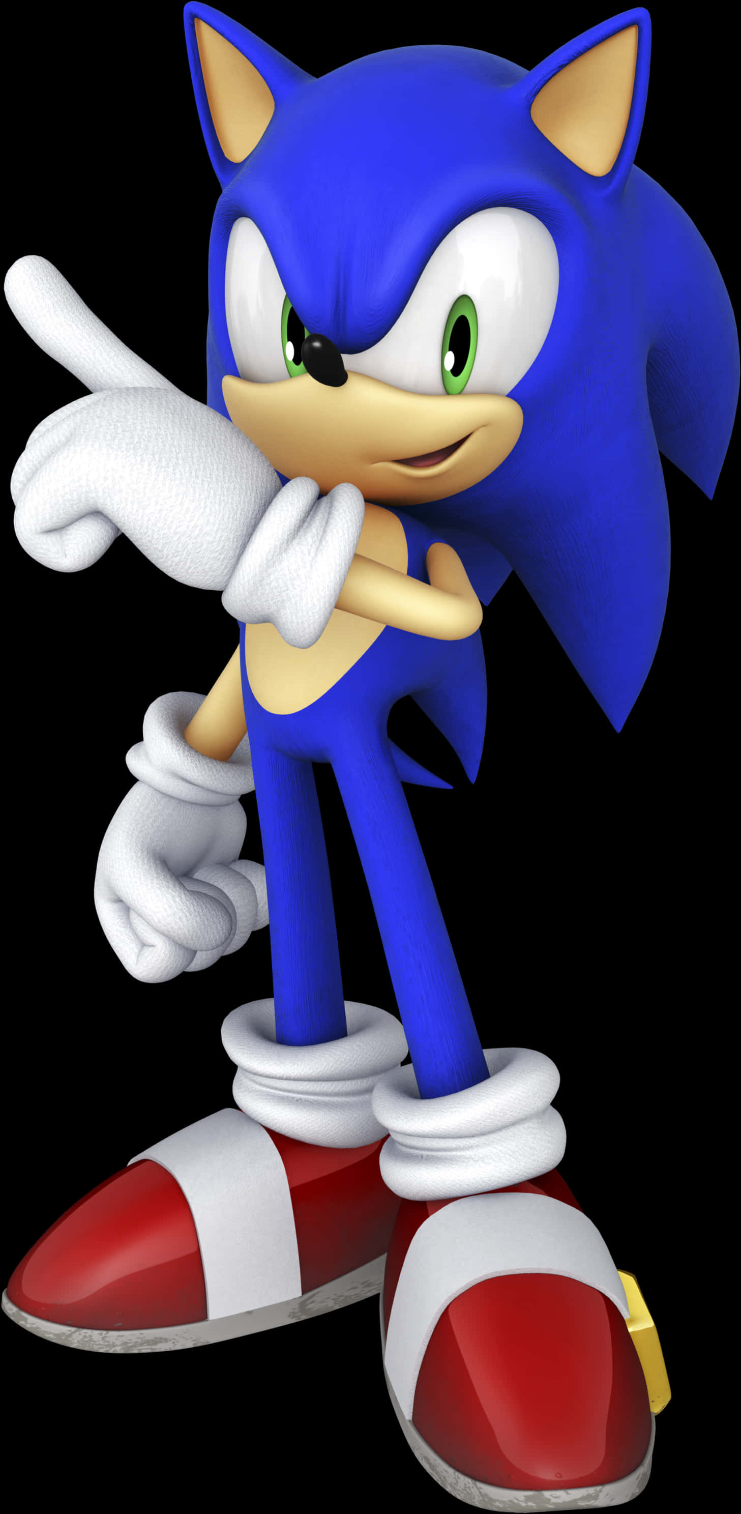 Sonic The Hedgehog señalando Fondos de pantalla