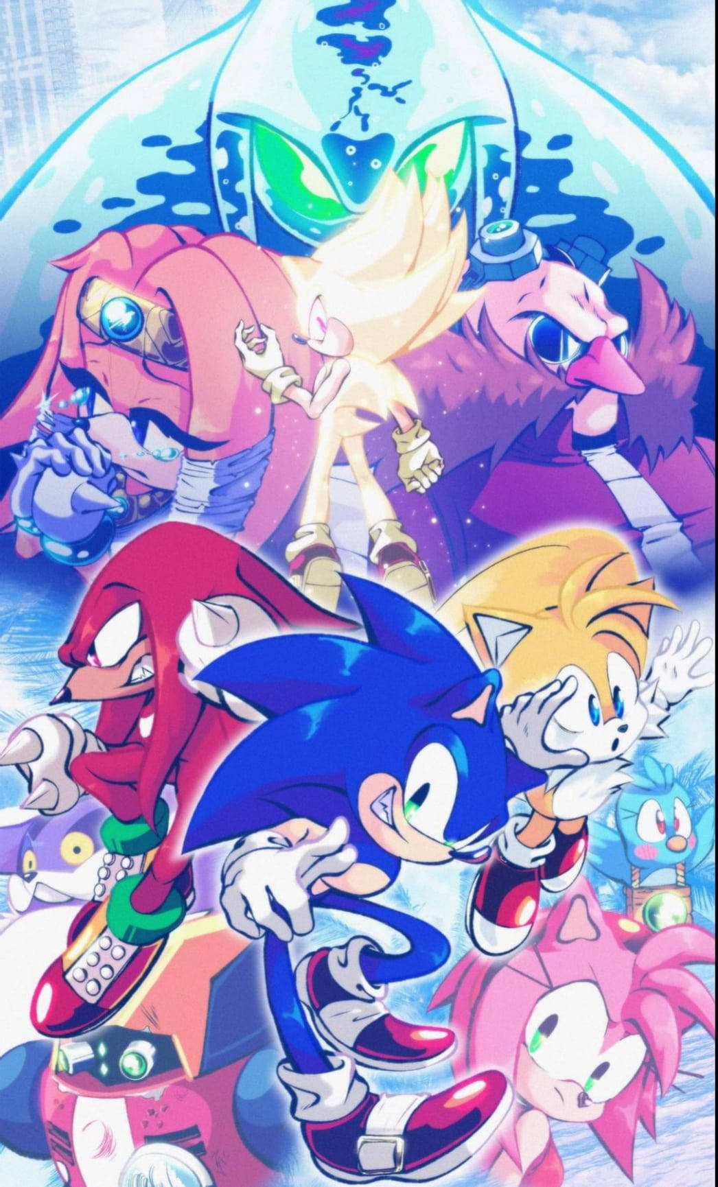 Sonic the Hedgehog y su amigo Fondos de pantalla