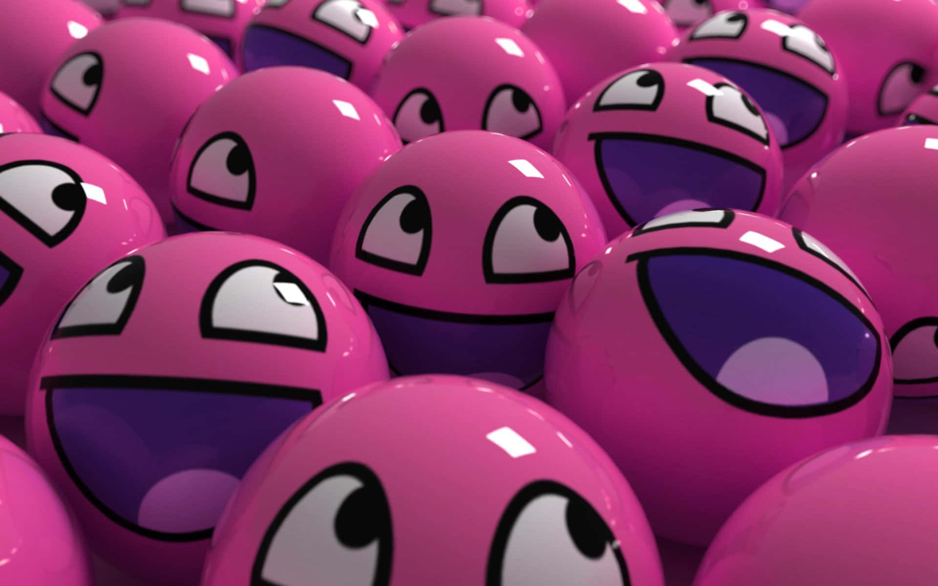 Sonríe con el Rosa Kawaii Fondos de pantalla