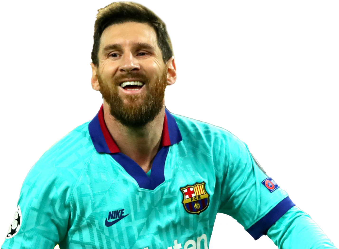 Sonriente estrella del fútbol Messi Fondos de pantalla