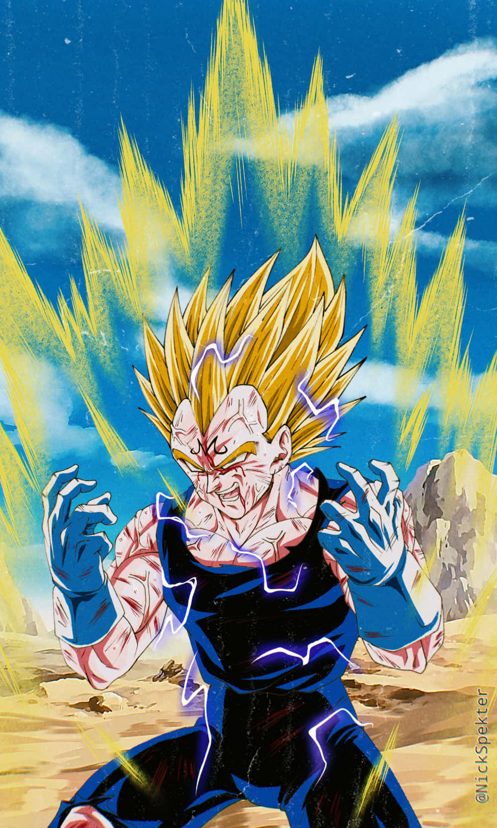 Sonrisa de Majin Vegeta