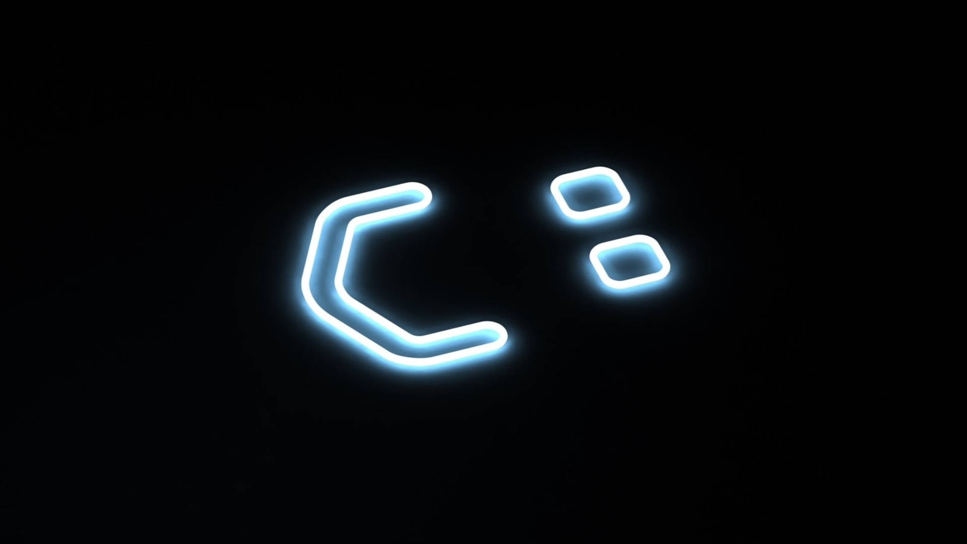 Sonrisa de neón reclinada Fondos de pantalla