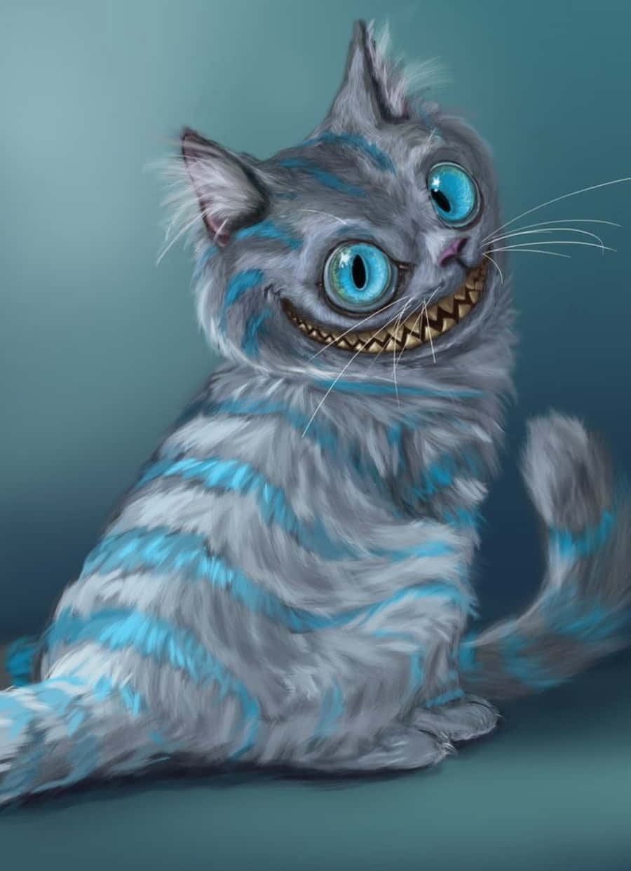 Sonrisas Coloridas Siguen al Gato de Cheshire Fondos de pantalla