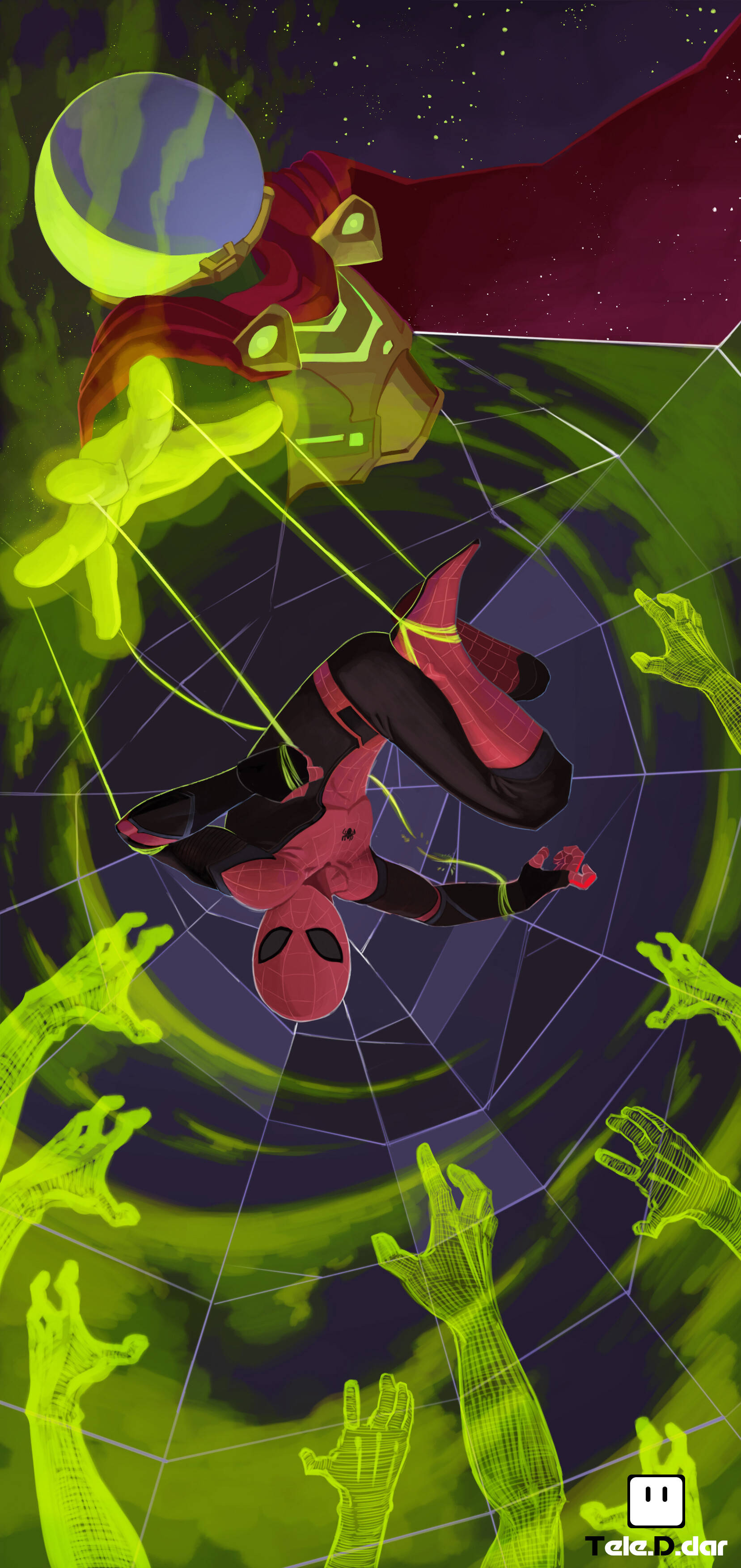 Spider Man Lejos De Casa Mysterio Fanart Fondos de pantalla