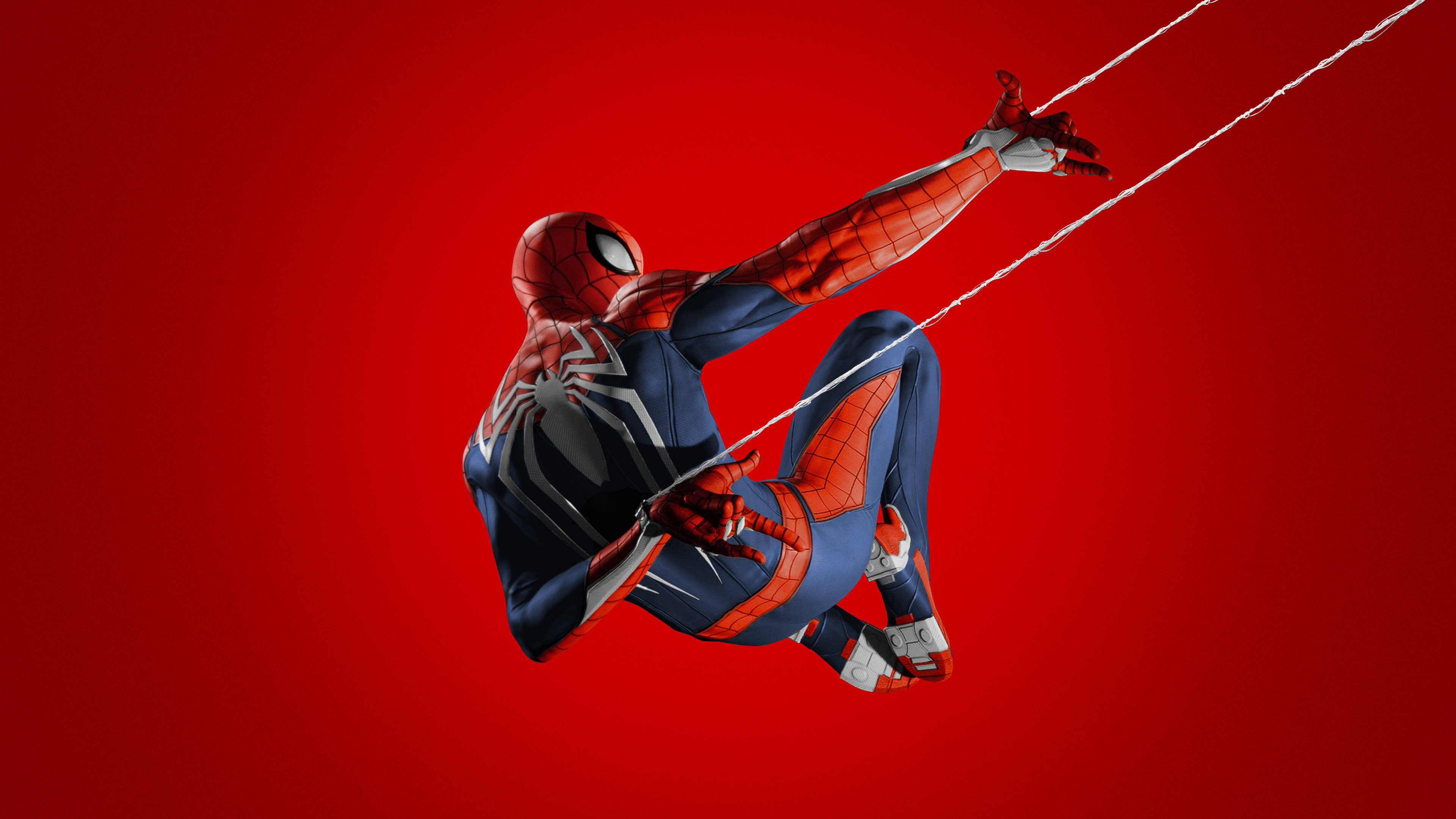 Spider Man Ps4 Colgando de las Telarañas Fondos de pantalla
