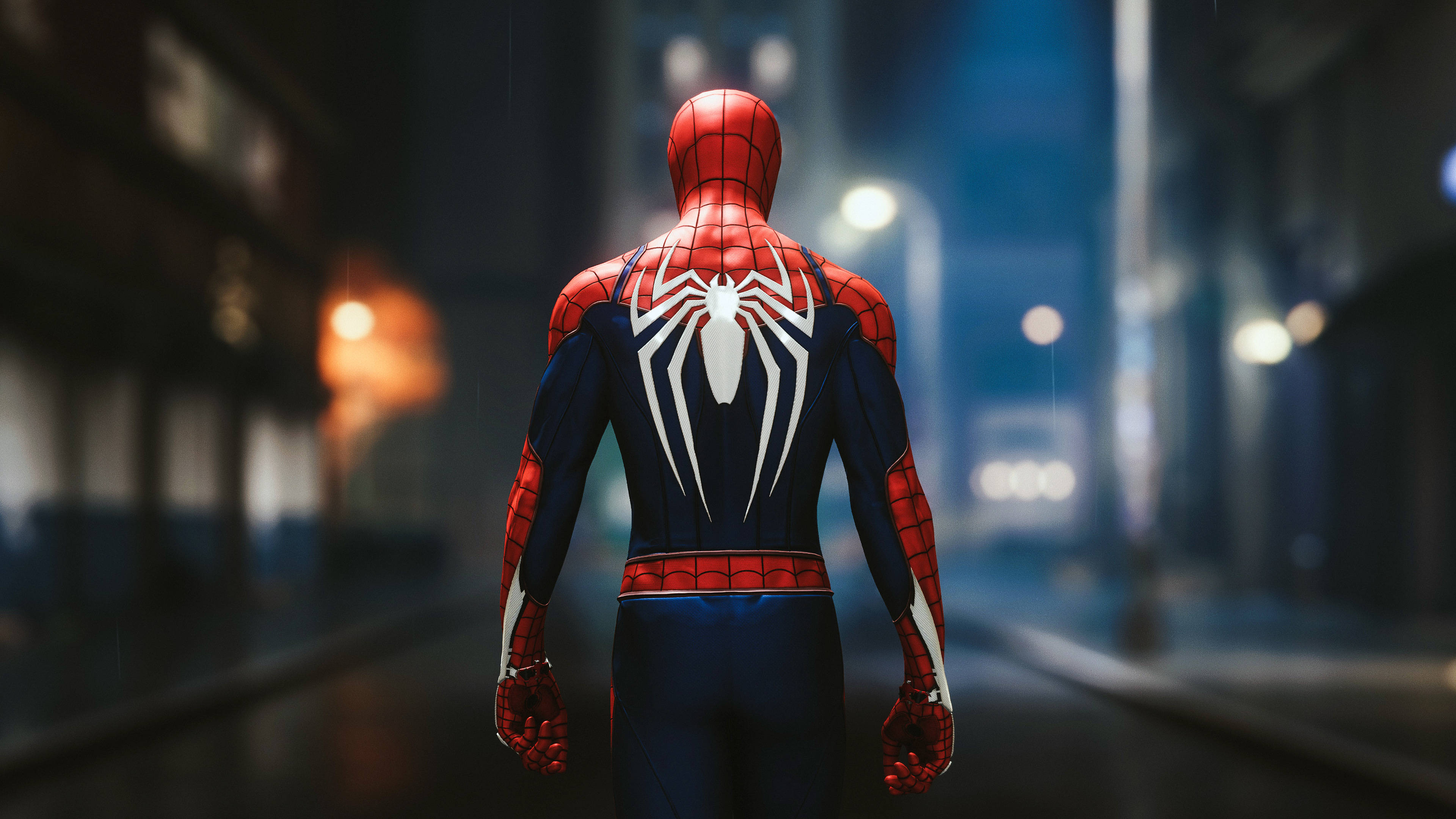 Spider-Man Ps4 en el Callejón Fondos de pantalla