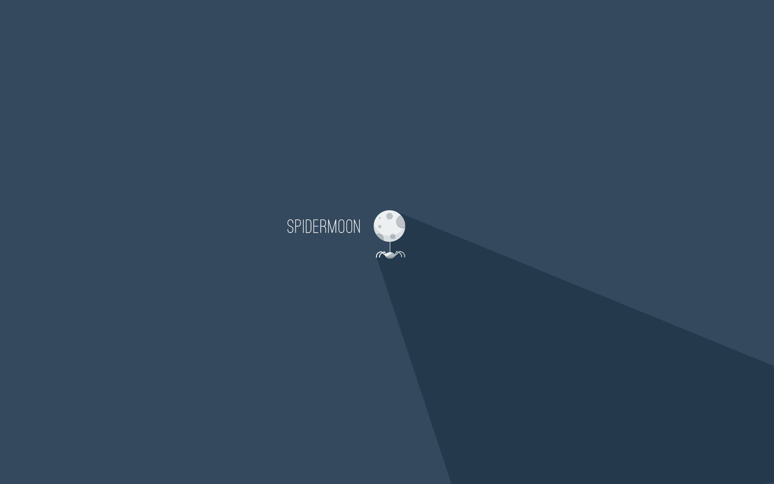 Spidermoon Minimalista Estética para Laptop Fondos de pantalla