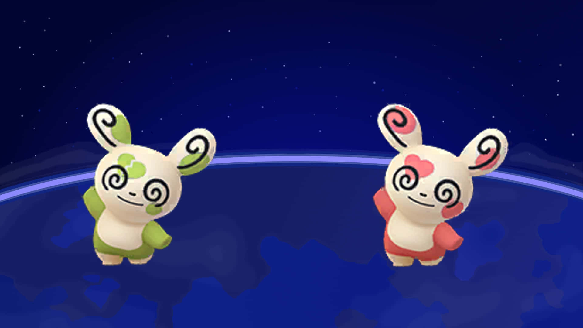 Spinda Brillante y Normal Fondos de pantalla