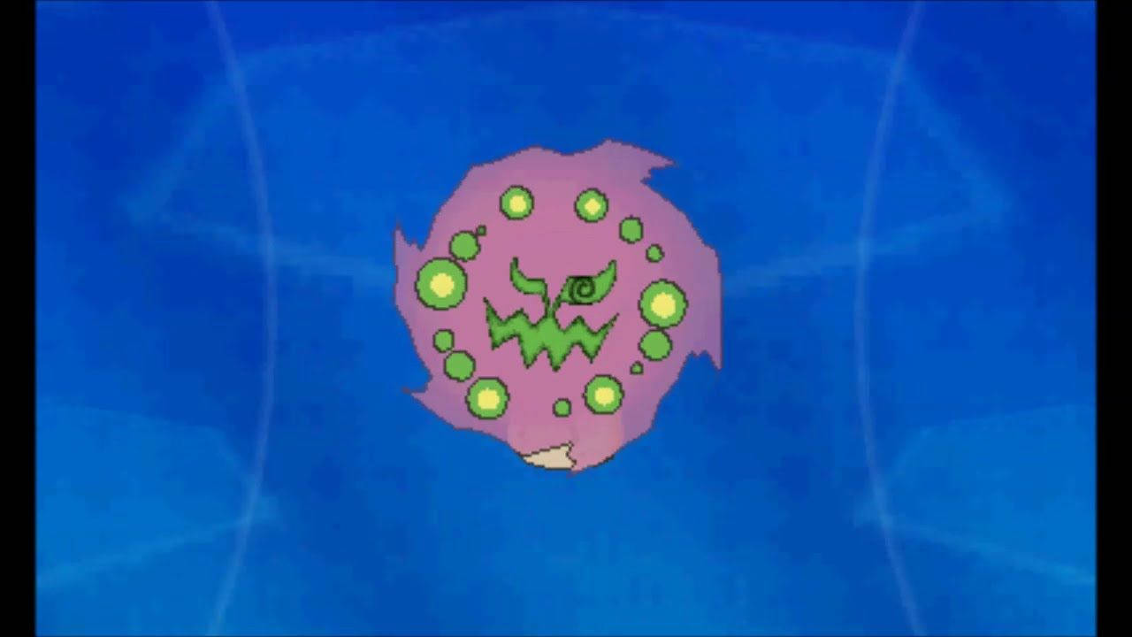 Spiritomb sobre fondo azul Fondos de pantalla