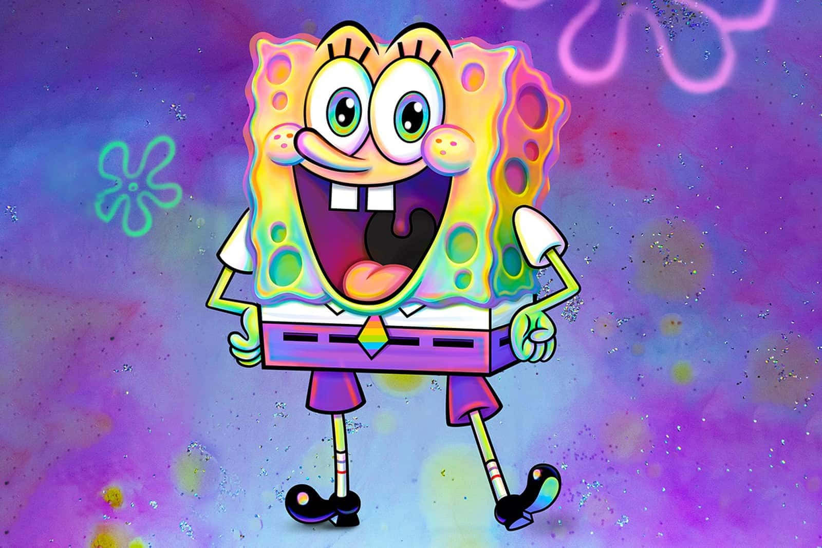 Spongebob SquarePants Sonriente Estético Fondos de pantalla