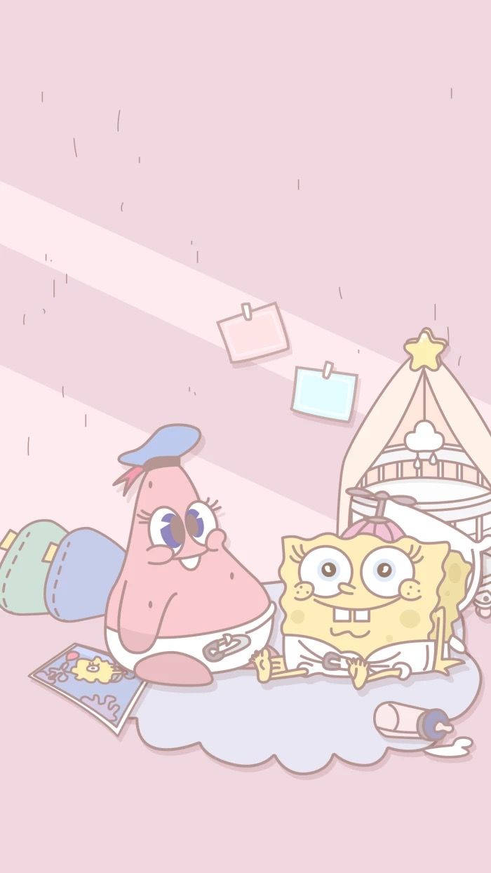SpongeBob y Patrick Estética Suave Fondos de pantalla