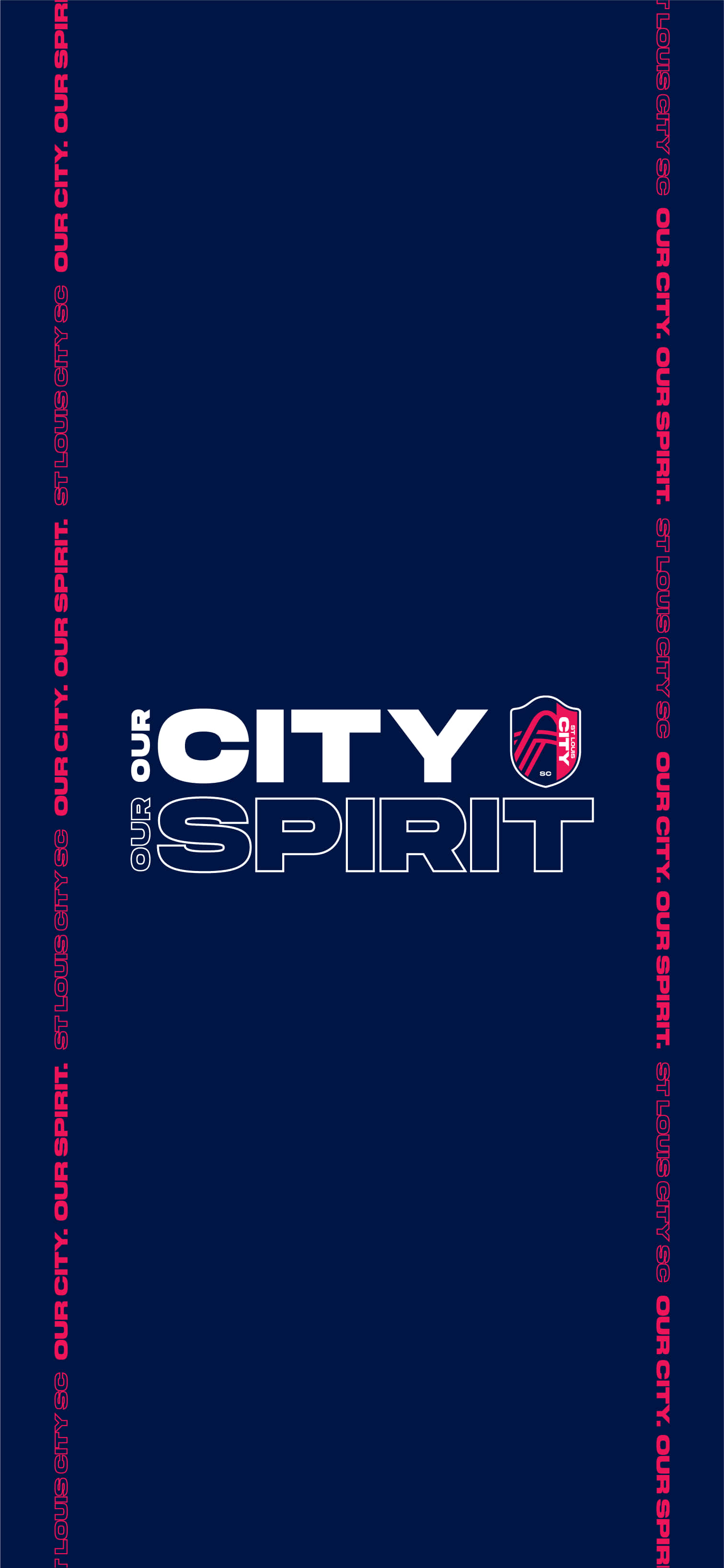St. Louis City SC Nuestra Ciudad Nuestro Espíritu Azul Oscuro Fondos de pantalla