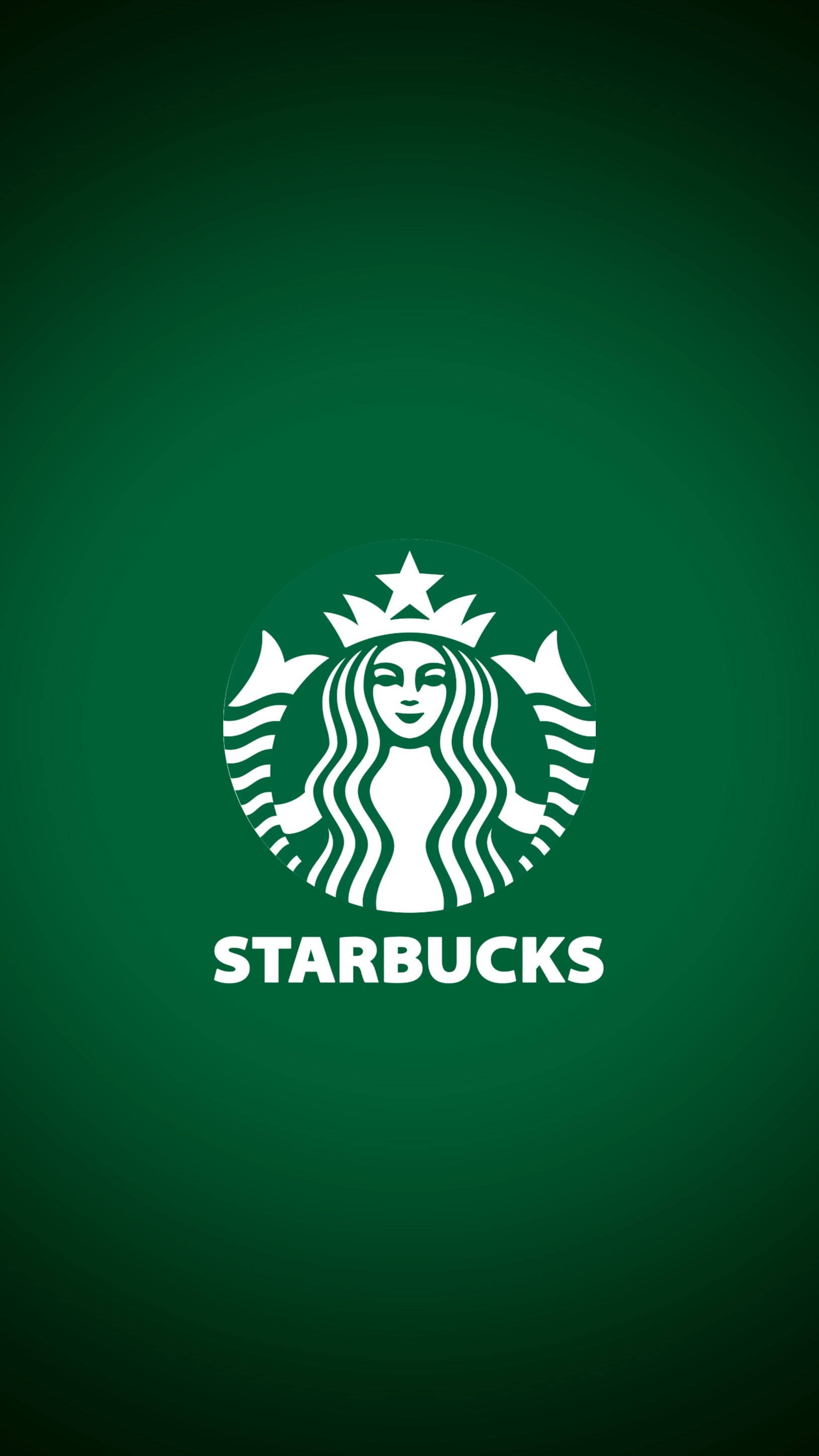 Starbucks verde oscuro para iPhone Fondos de pantalla