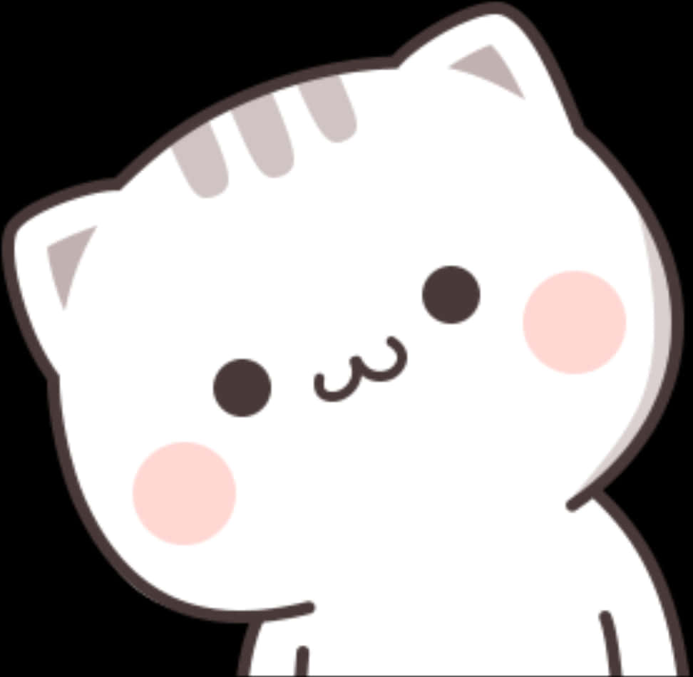 Sticker de Gato Kawaii Fondos de pantalla