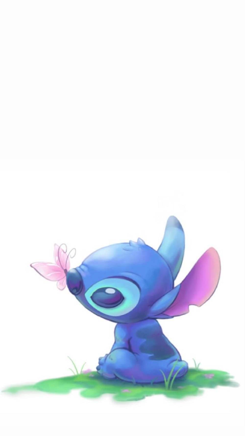 Stitch Lindo Mariposa Luz Solar iPhone Fondos de pantalla